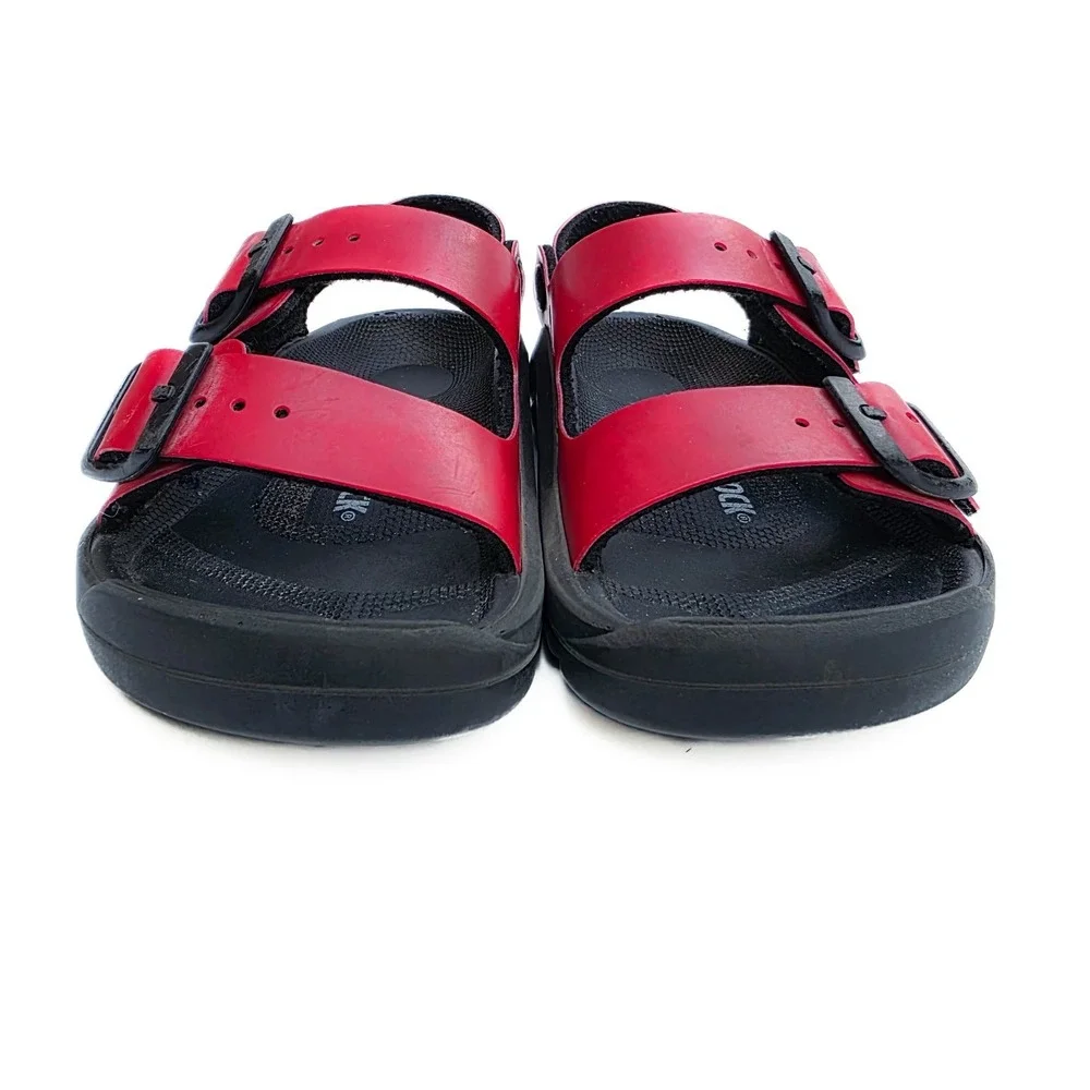 Birkenstock Mogami Kids Sandals EU 29 US 11-11.5 Active Red Birko-Flor Germany